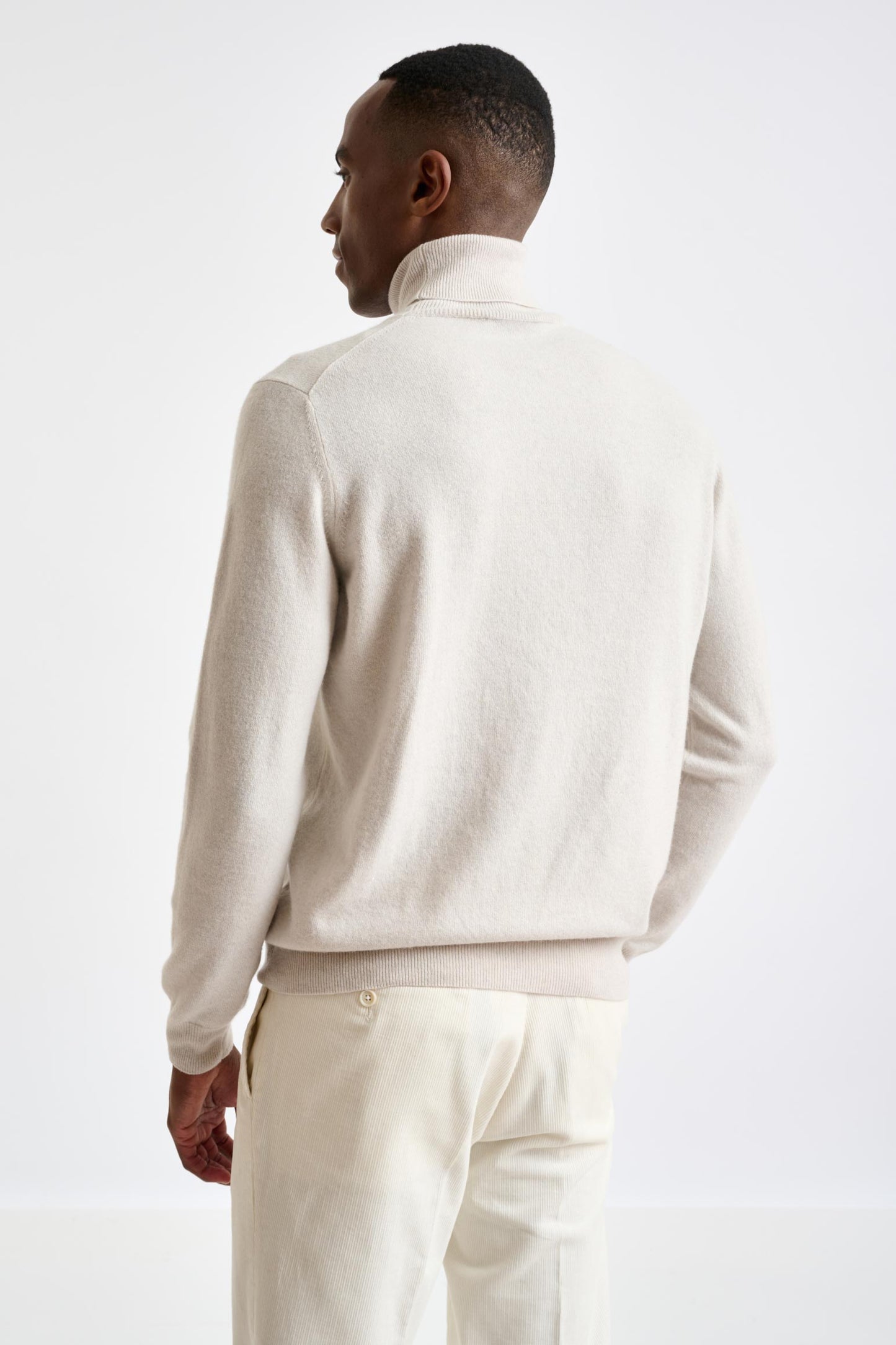 Off White 100% Cashmere Drumberg Rollneck Knit