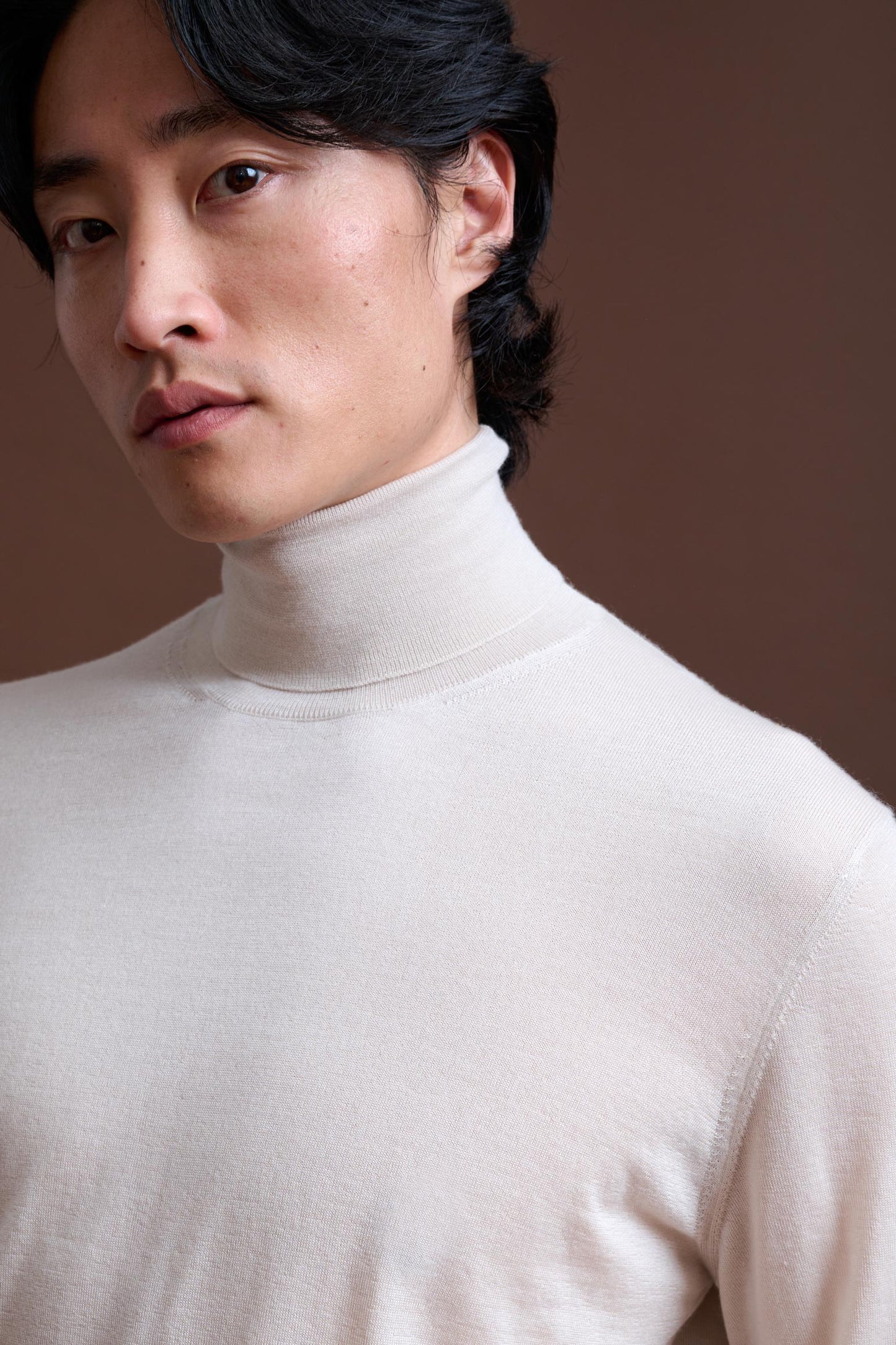 Off White  Cashmere & Silk Telford Turtleneck Sweater