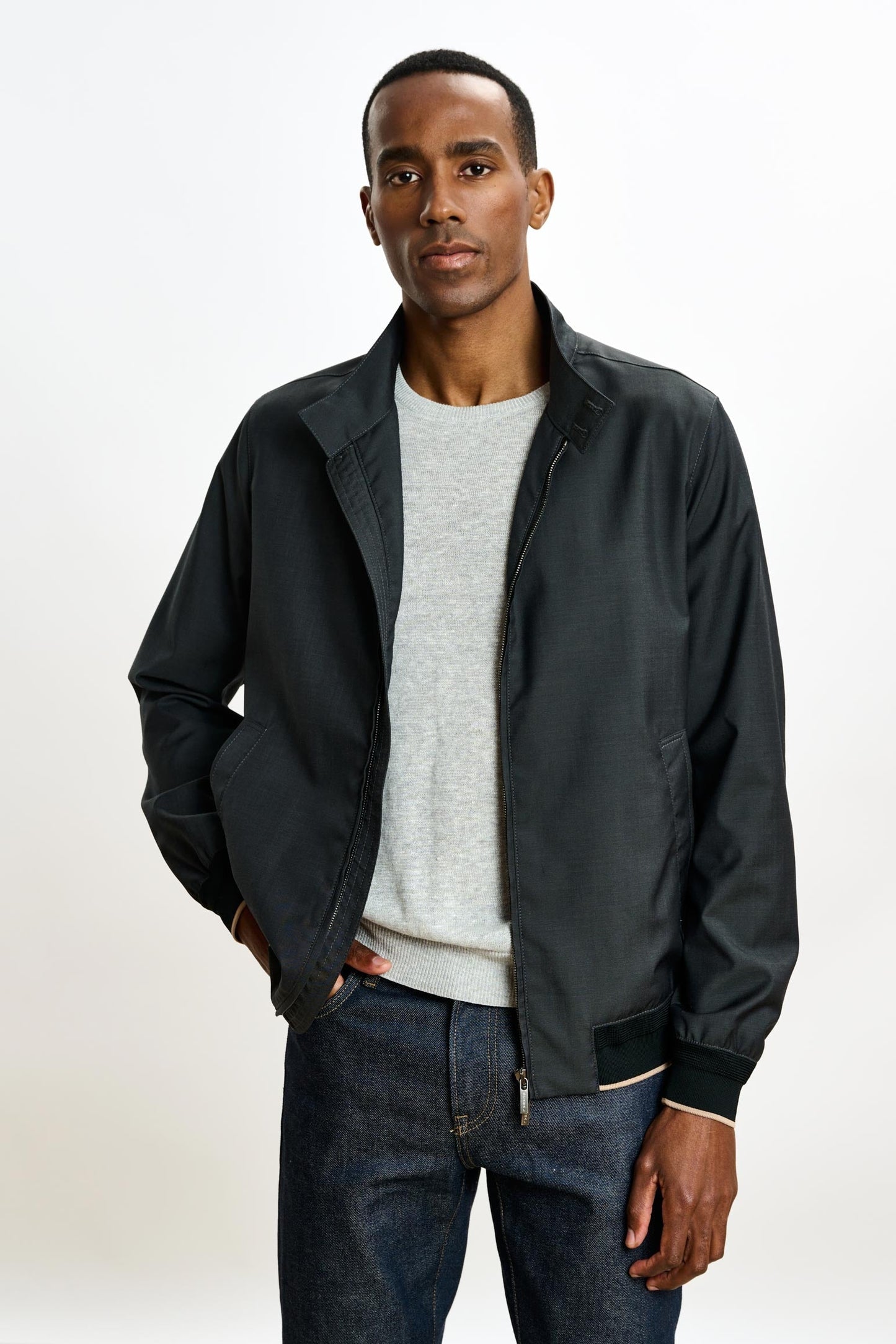 Warwick  Bomber Jacket Dark Grey