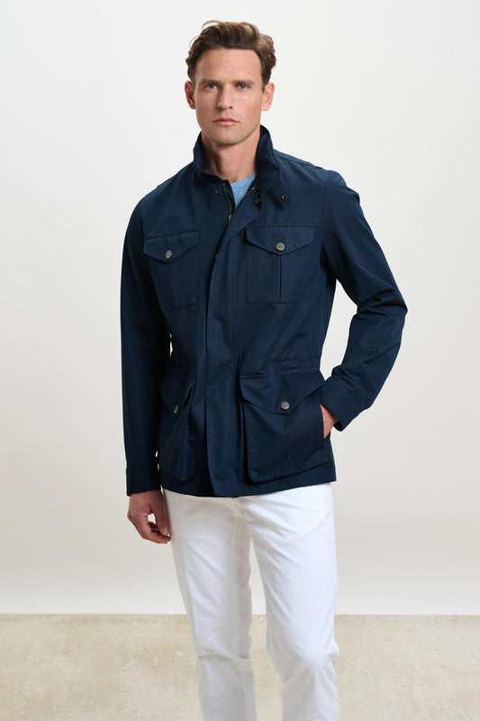 Dartmoor Cotton Tech Field Jacket Navy