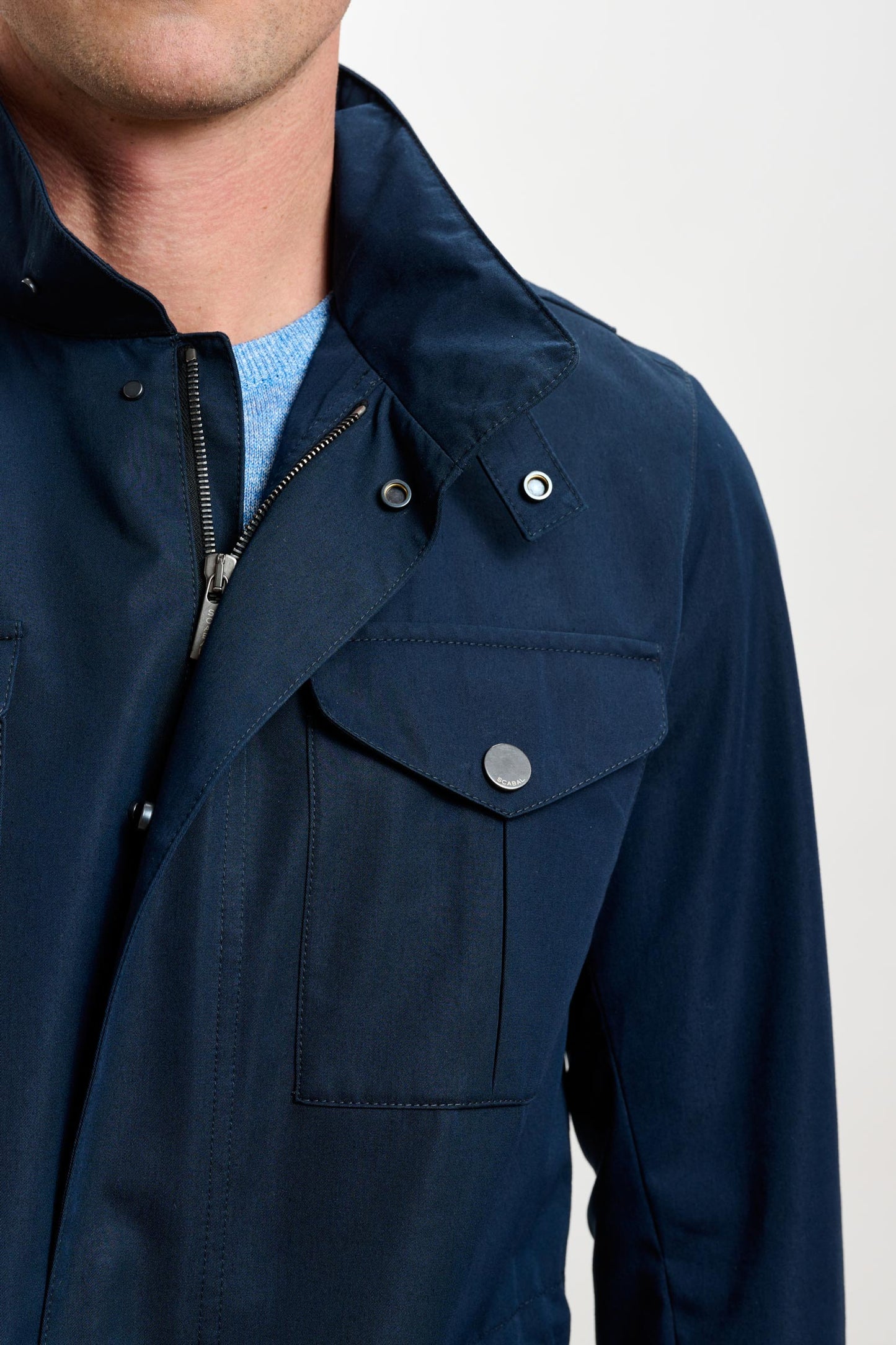 Dartmoor Cotton Tech Field Jacket Navy