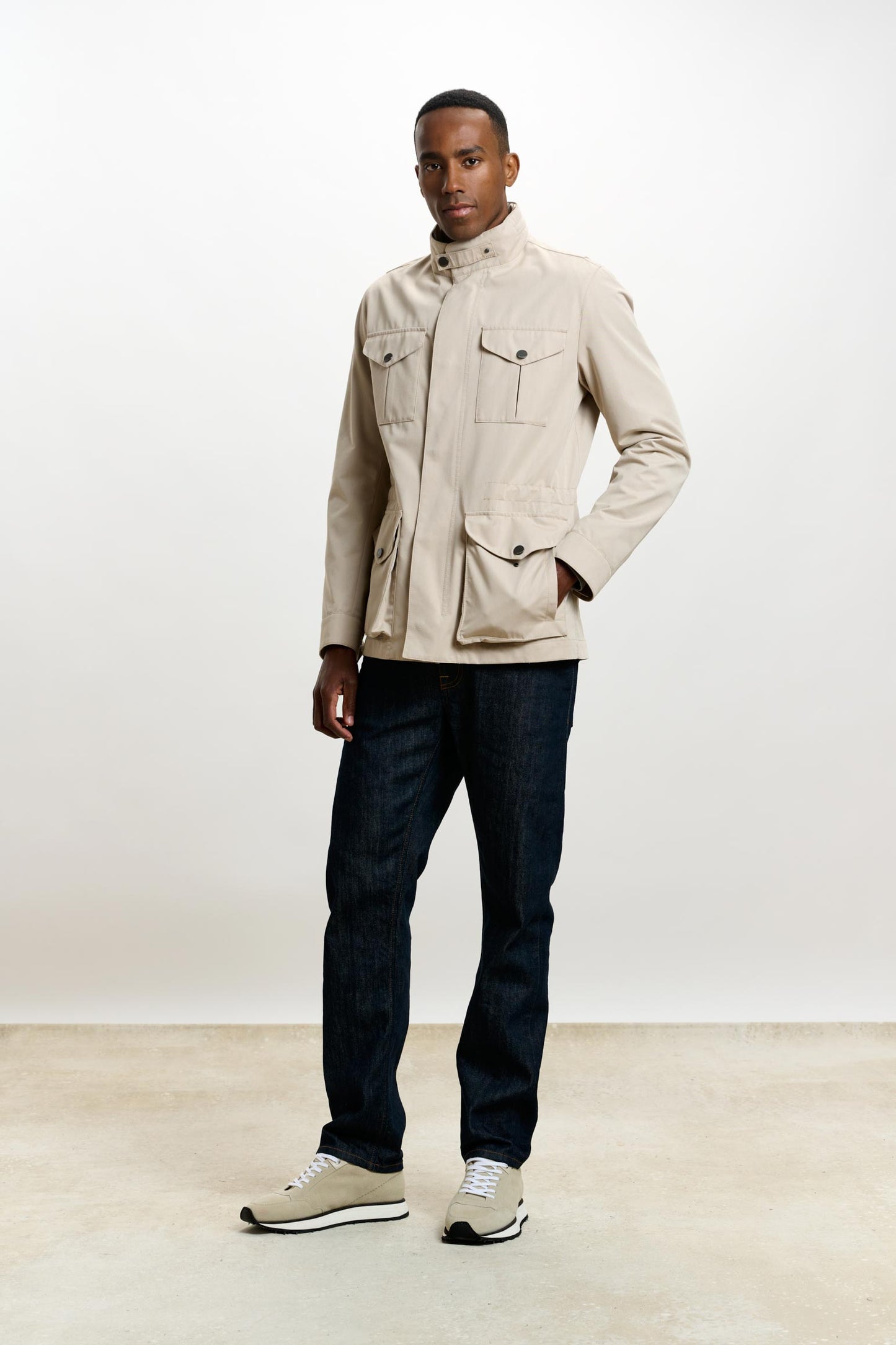 Dartmoor Cotton Tech Field Jacket Beige