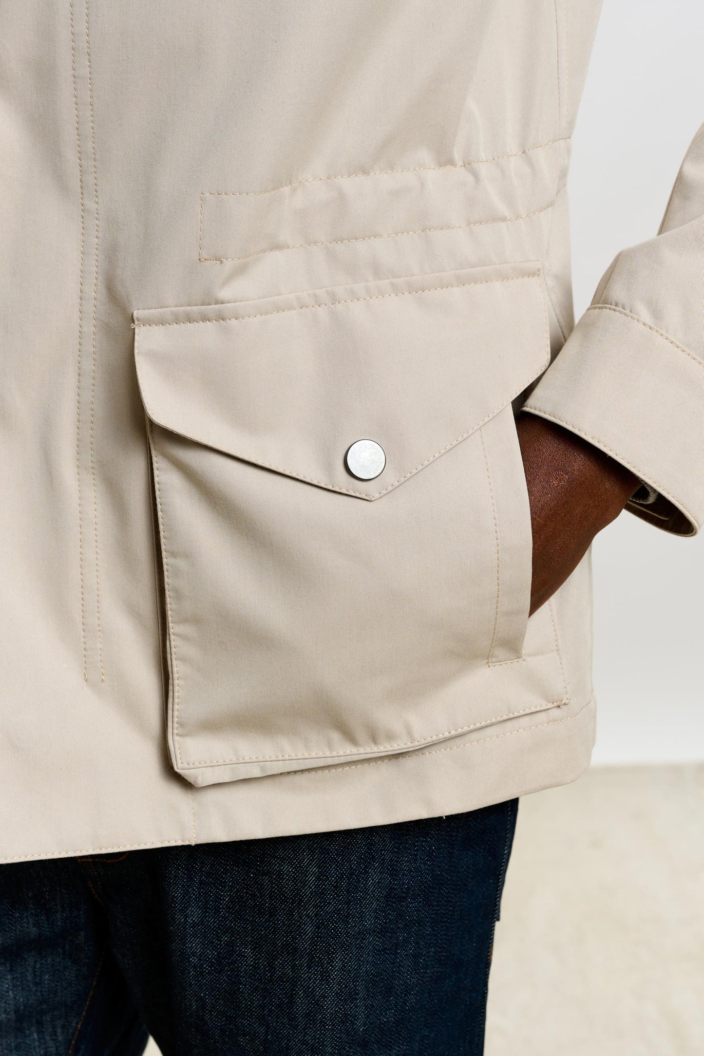 Dartmoor Cotton Tech Field Jacket Beige