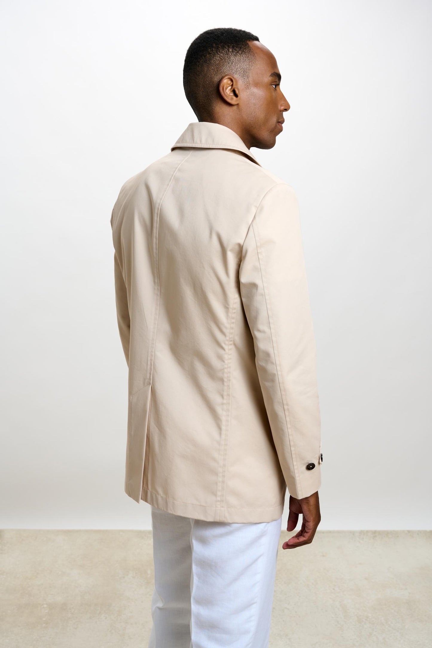 Nelson Cotton Tech Peacoat Beige