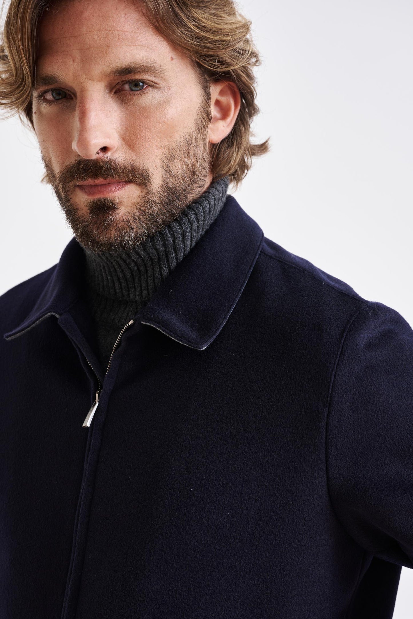 Navy Wool Warwick Jacket Zeus