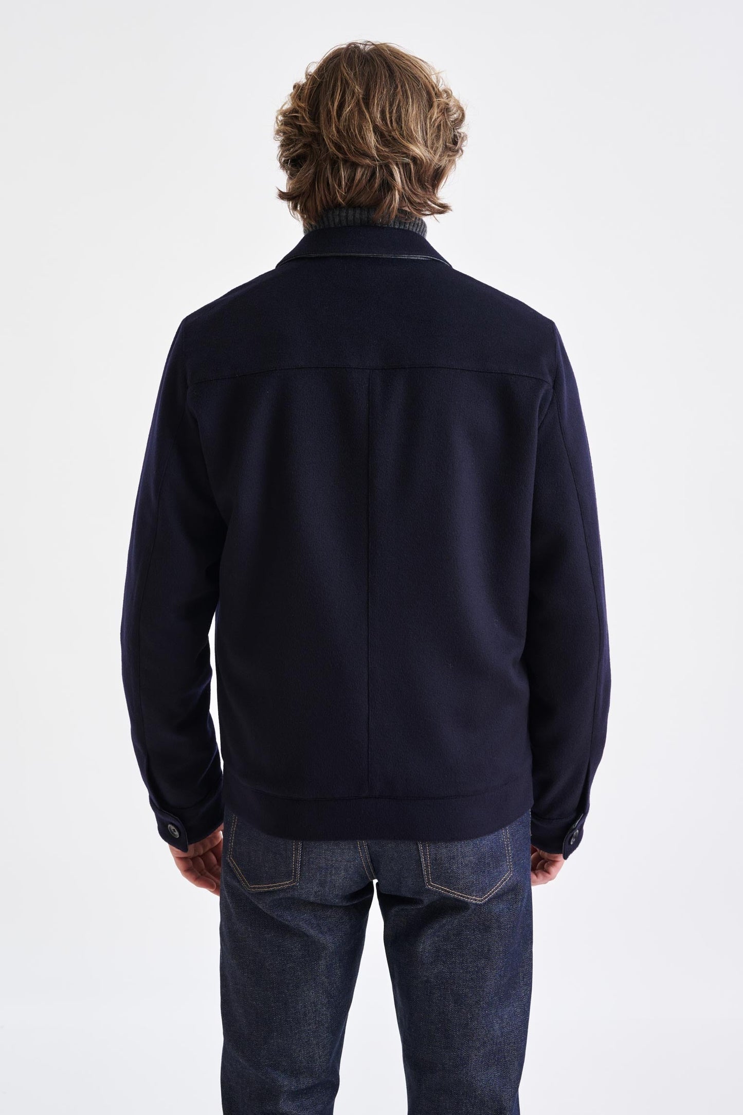 Navy Wool Warwick Jacket Zeus