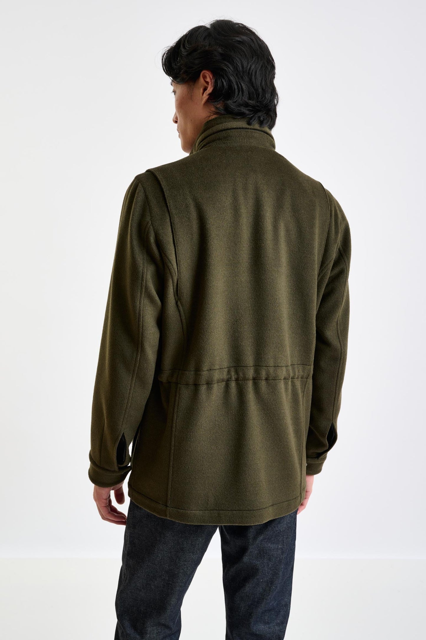 Green Wool Dartmoor Field Jacket Zeus