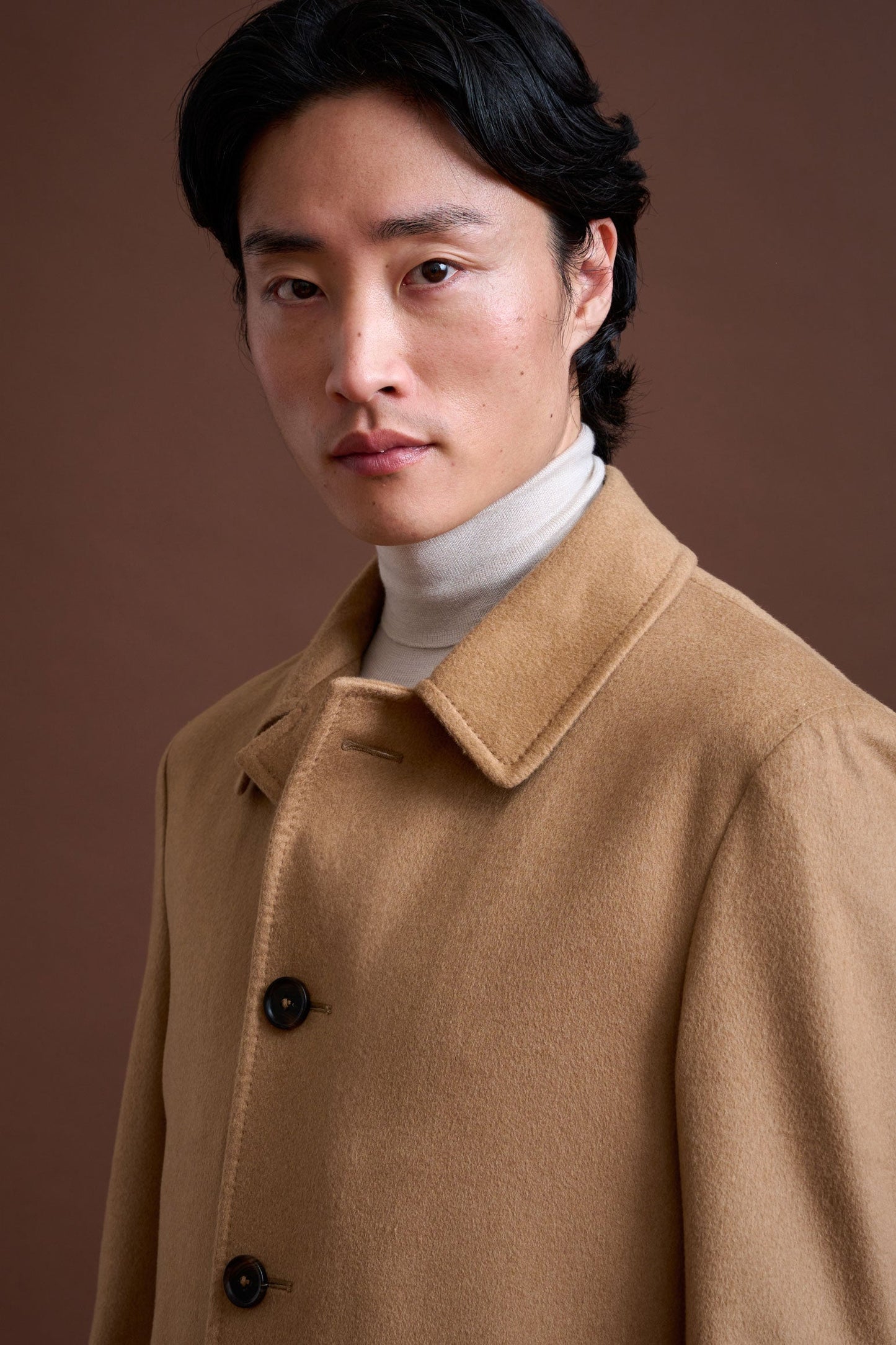 100% Vicuna Unlined soft Leeds Overcoat