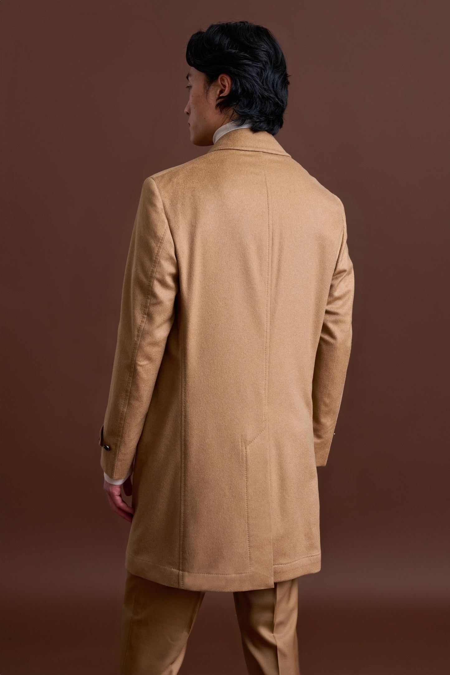 100% Vicuna Unlined soft Leeds Overcoat