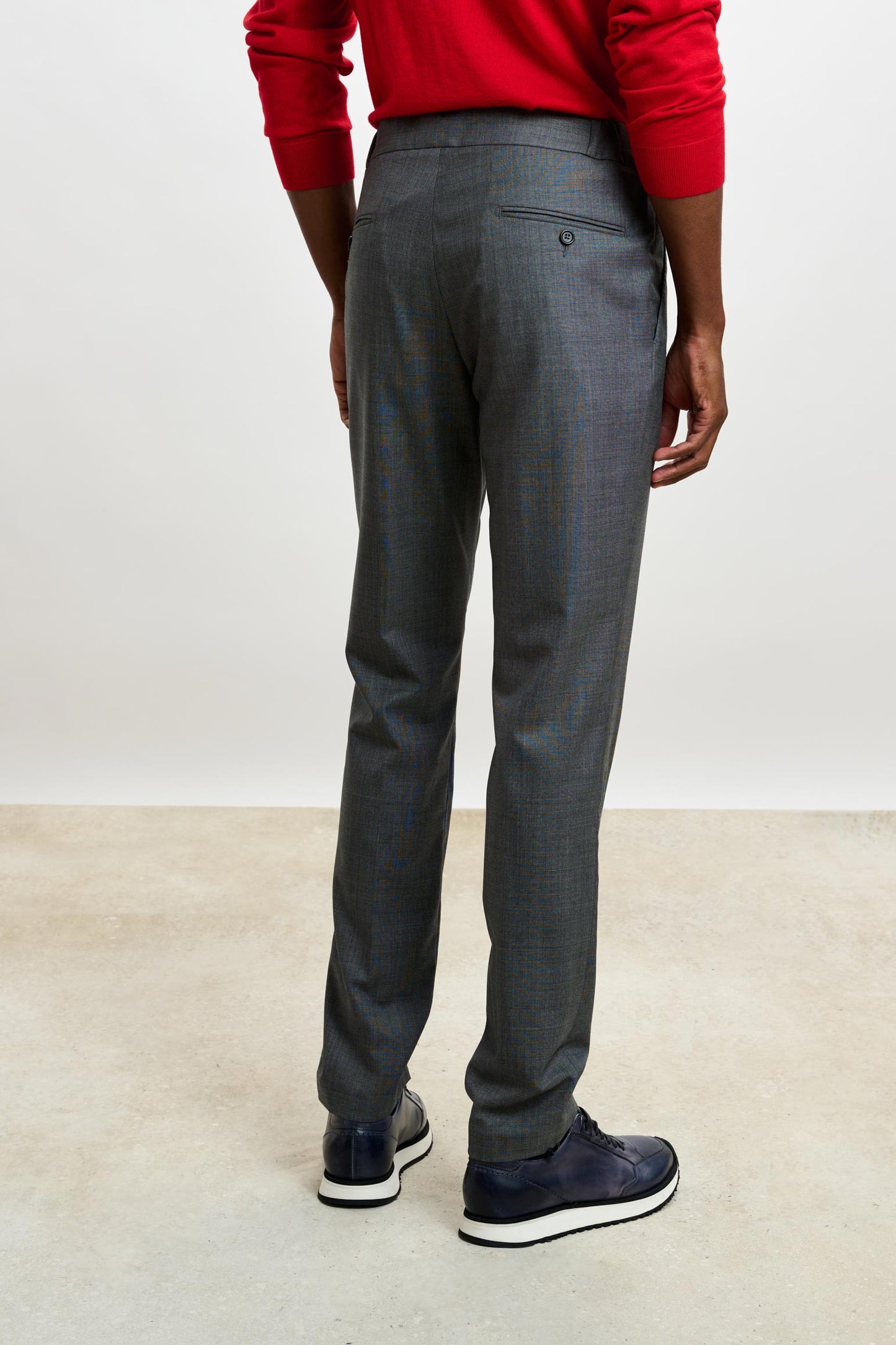 Perth Drawstring Trouser Eton Grey Light