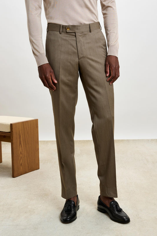 Farley Trouser New Deluxe Taupe Melange