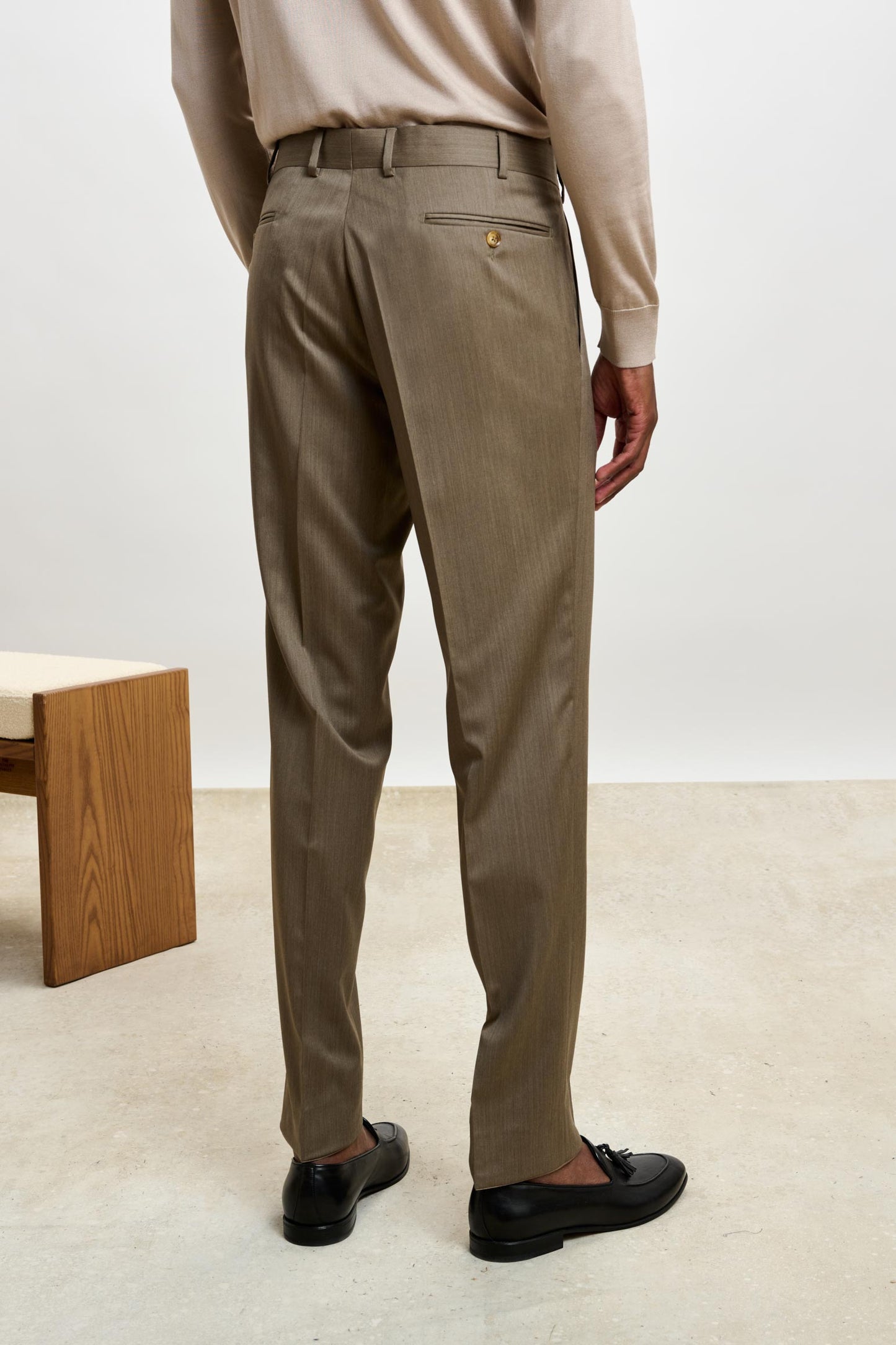 Farley Trouser New Deluxe Taupe Melange