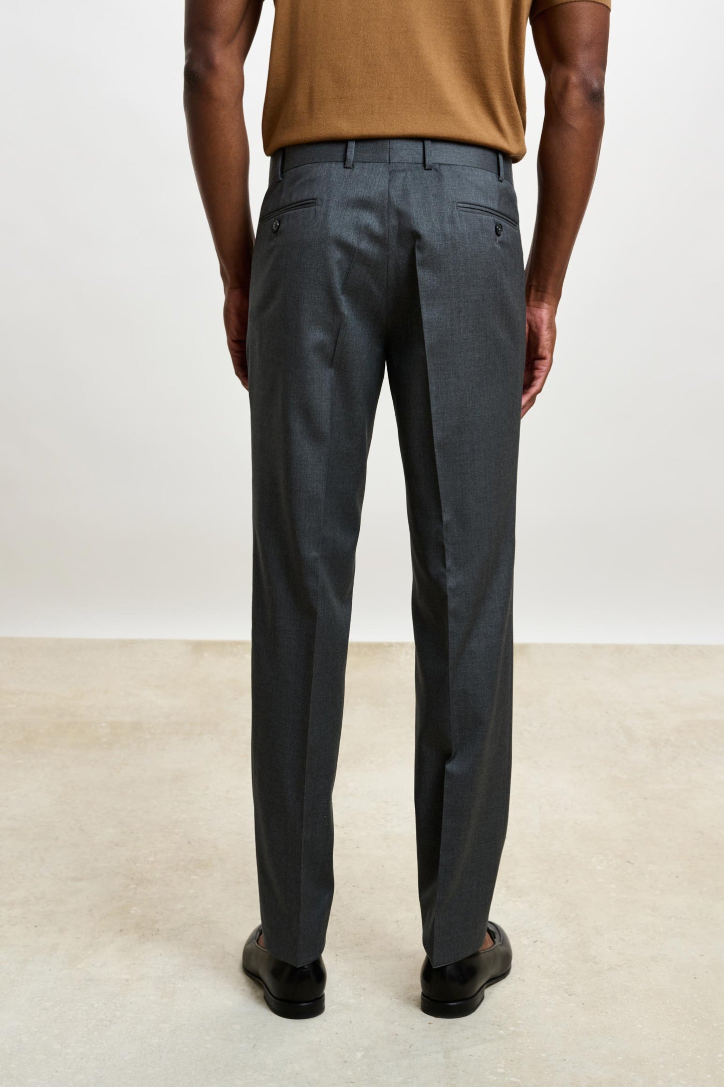 Farley Trouser New Deluxe Mid Grey Melange