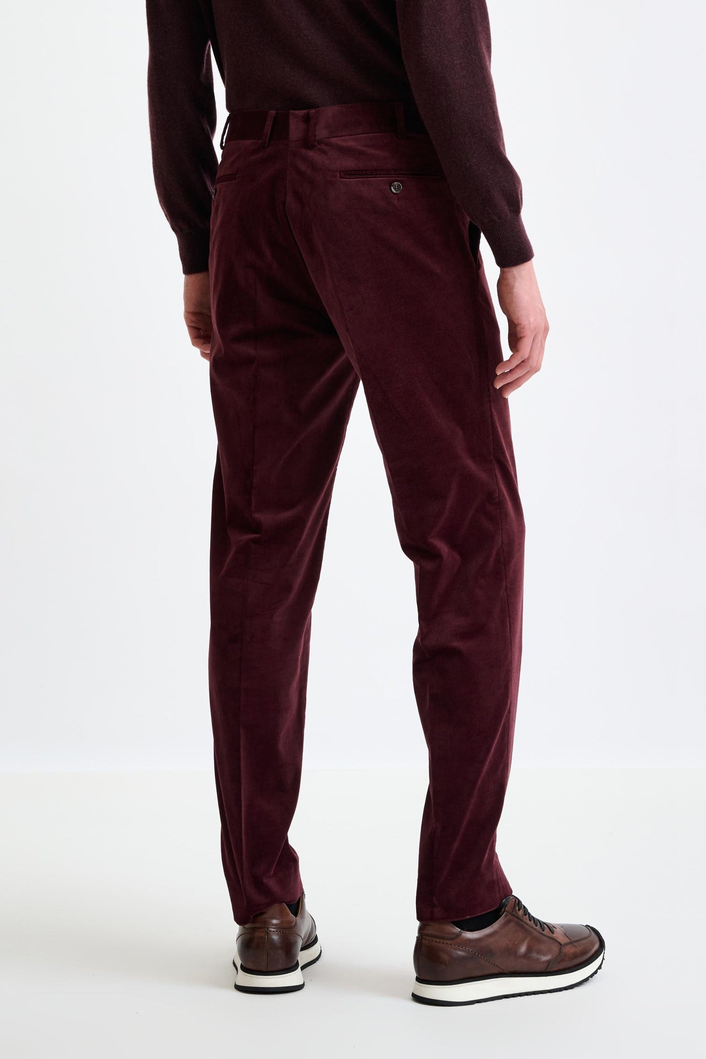 Red Cotton Farley Trouser Corduroy