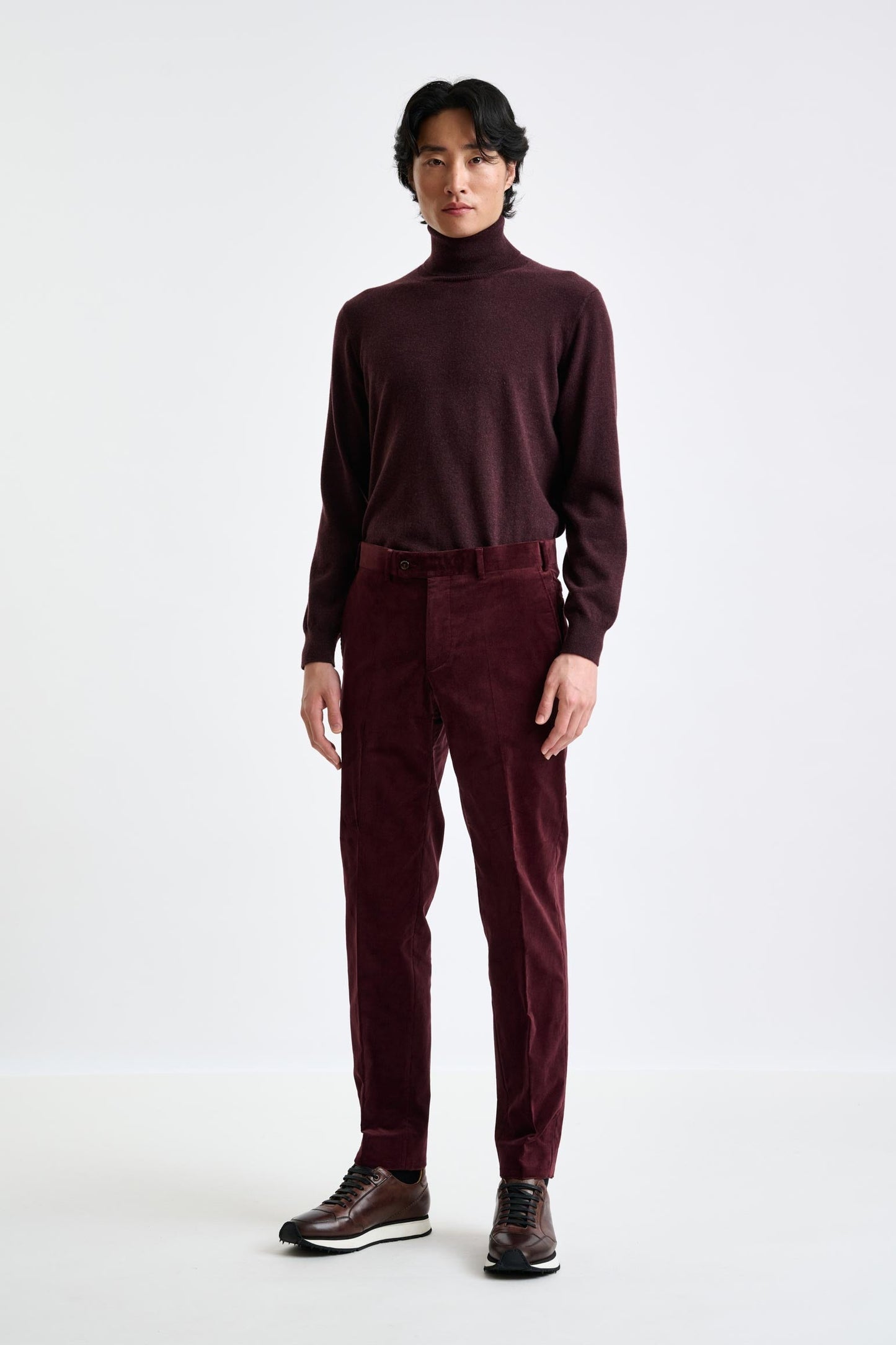 Red Cotton Farley Trouser Corduroy