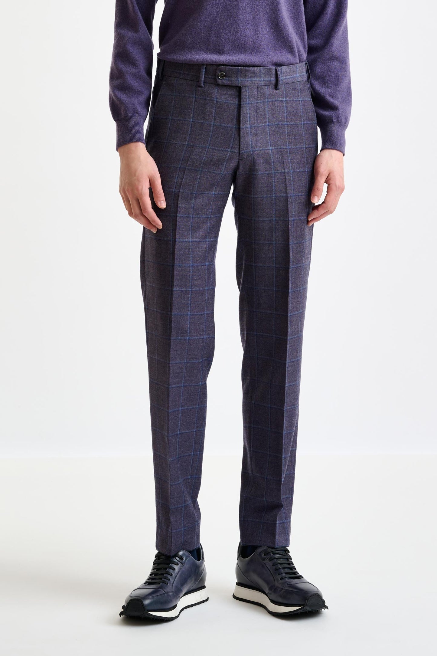 Light Purple Super 130's Wool Farley Trouser Hybrid