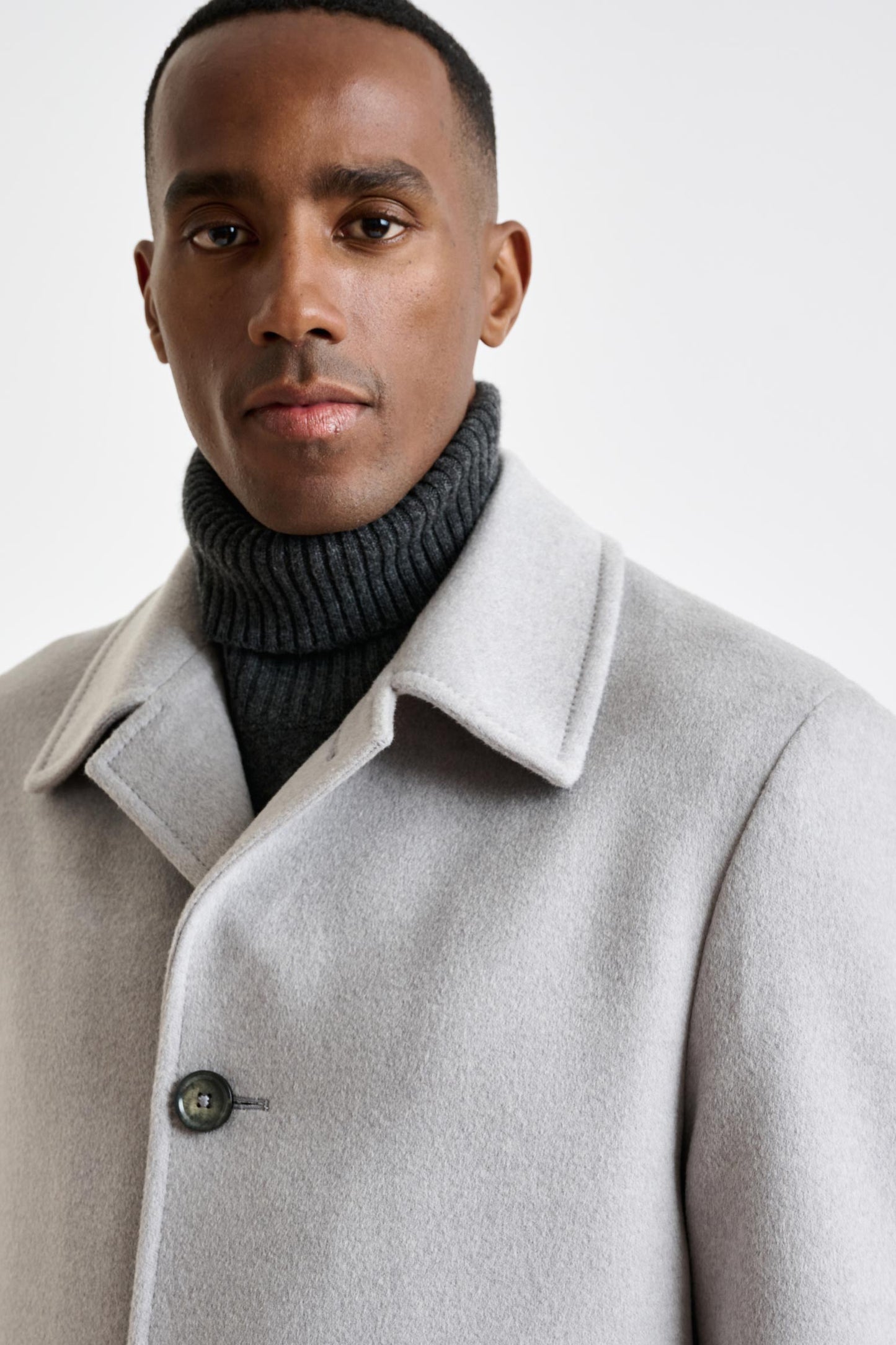 Grey Wool Sheffield Overcoat Zeus