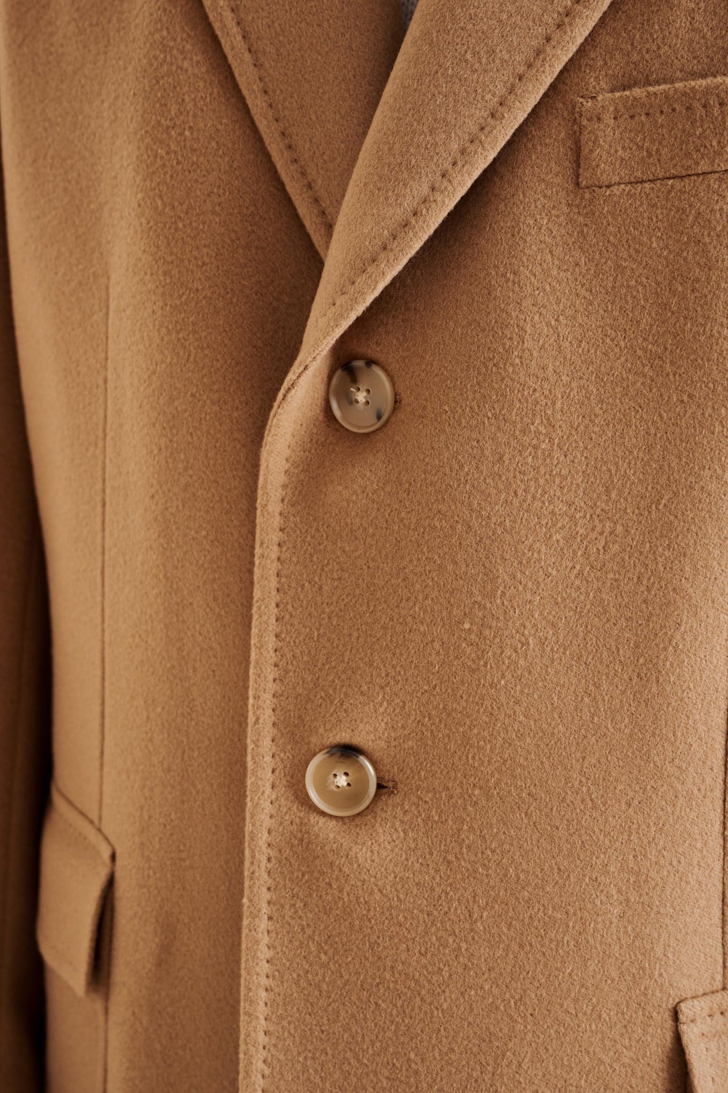 Camel Wool Lincoln Overcoat Zeus