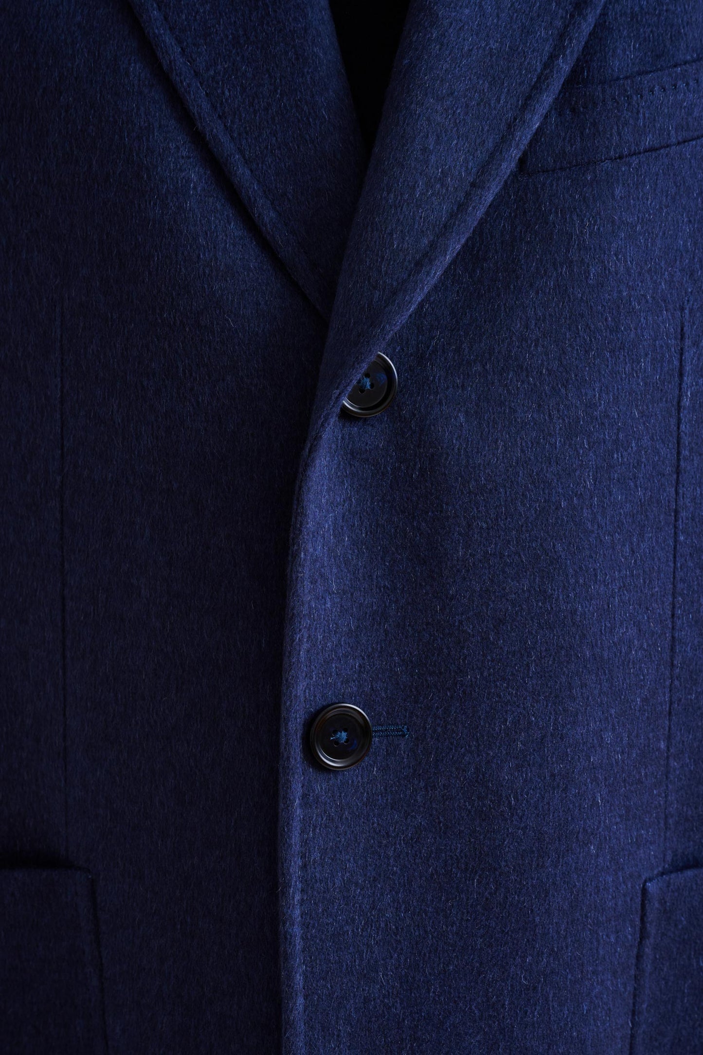 Blue Wool Lincoln Overcoat Zeus