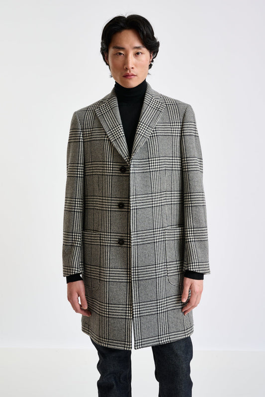 Black Wool & Cashmere Durham Overcoat Zeus