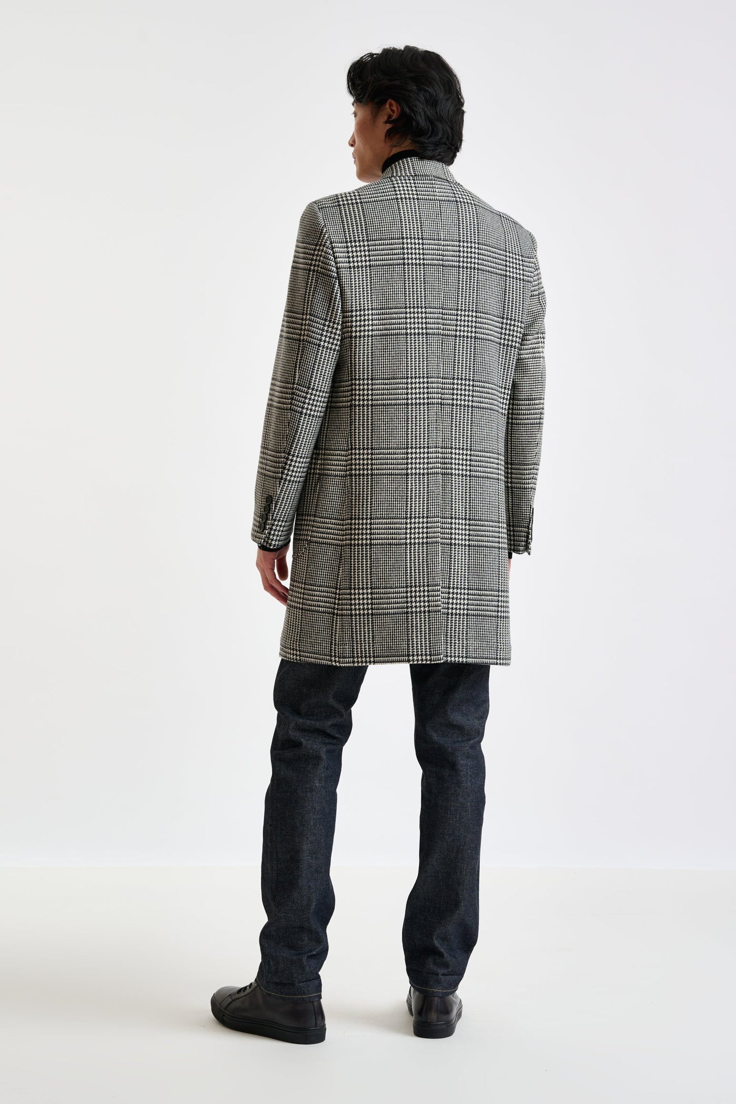 Black Wool & Cashmere Durham Overcoat Zeus