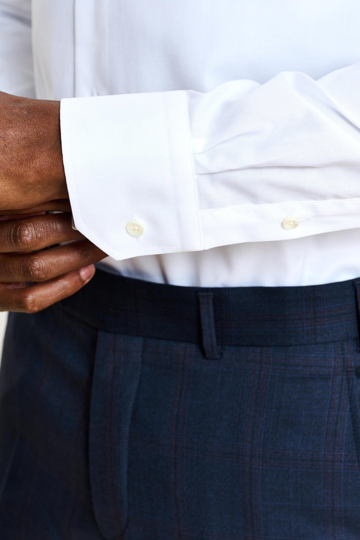 Formal Shirt Pique Oxford White