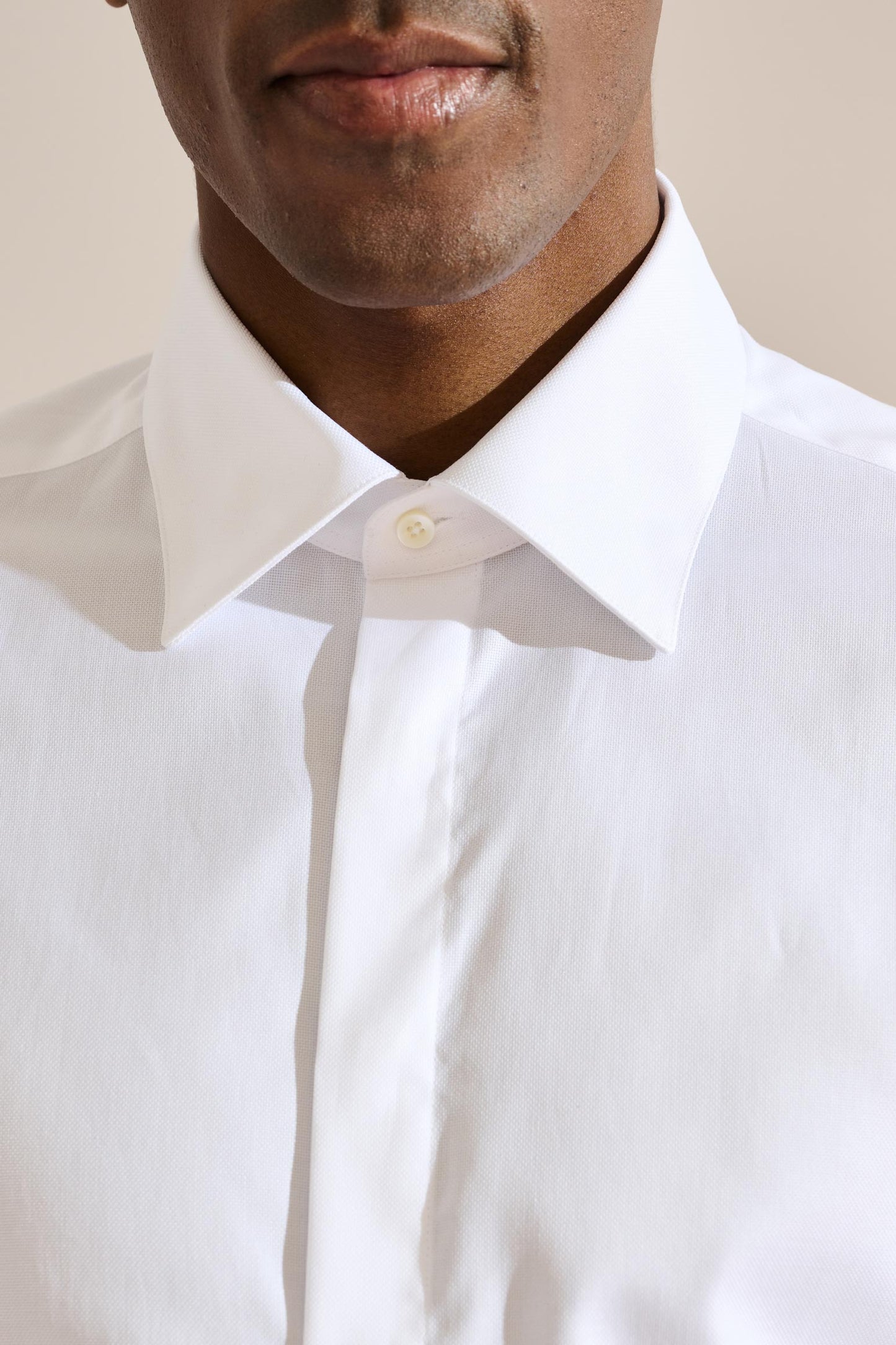 Formal Shirt Poplin Stretch White