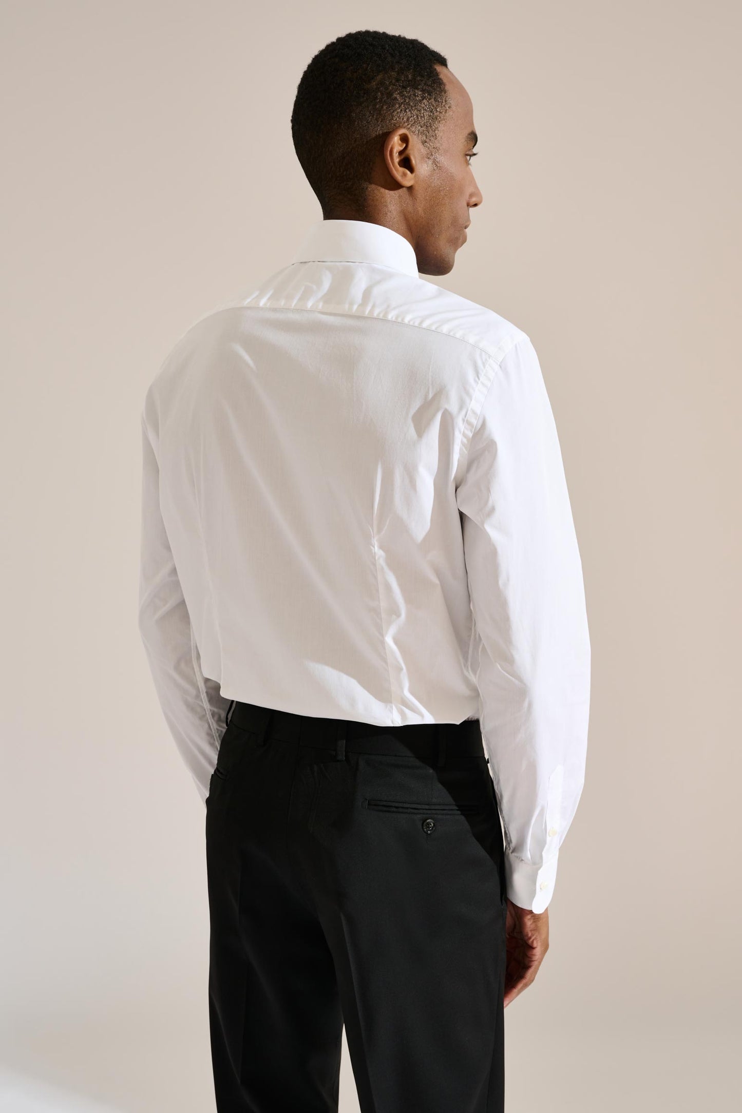 Formal Shirt Poplin Stretch White