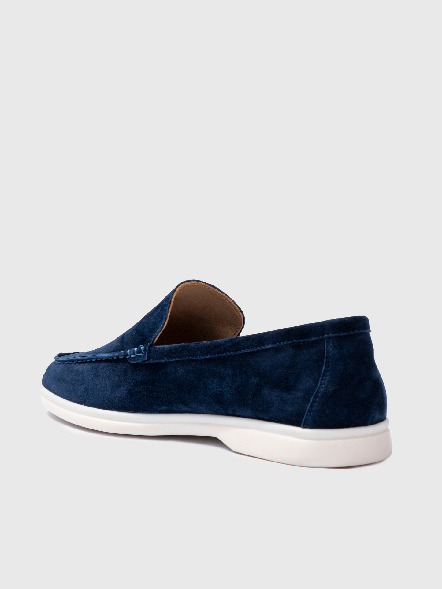 Marina Suede Loafers - Navy Blue