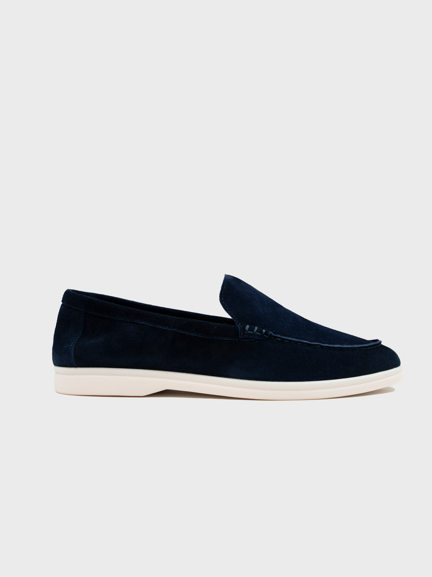 Marina Suede Loafers - Navy Blue